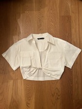 Zara white top usato  Andora
