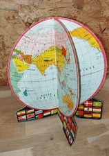 Mappemonde carton pliable.vint d'occasion  Cuxac-d'Aude