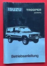 Isuzu trooper betriebsanleitun gebraucht kaufen  Gladbeck