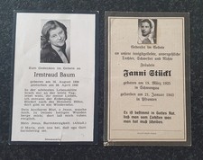 Sterbebild frauen 1943 gebraucht kaufen  Marktoberdorf