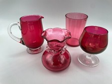 Cranberry pink glass for sale  GLASGOW