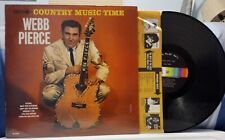 WEBB PIERCE Country Music Time ORIGINAL EX 1965 DECCA MONO LP Country/Honky-Tonk comprar usado  Enviando para Brazil