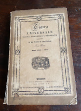 Universal Theater. Encyclopedic and Scenographic Collection....1842 comprar usado  Enviando para Brazil