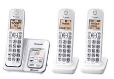 SISTEMA de telefone Panasonic Bluetooth sem fio com assistência de voz, secretária eletrônica comprar usado  Enviando para Brazil
