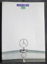 Catalogue mercedes 220d d'occasion  Saint-Agrève