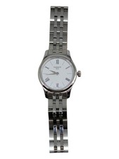 Relógio feminino Tissot T063.009.11.018.00 tradição mostrador branco 25mm MSRP $450 comprar usado  Enviando para Brazil