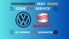 Código de rádio VW Volkswagen SEAT desbloqueio decodificação PIN SEAT código de rádio✅, usado comprar usado  Enviando para Brazil