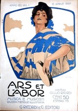 1907 rivista ars usato  Paciano