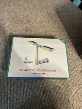Solar pool fountain for sale  Ware