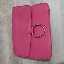 "Bolsa tiracolo Carlos by Carlos Santana rosa - Couro sintético, detalhe de anel dourado" comprar usado  Enviando para Brazil