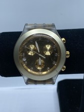 Relógio de quartzo Swatch Irony Diaphane 40mm WR cronógrafo 58g comprar usado  Enviando para Brazil