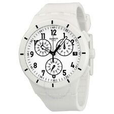 Usado, Relógio masculino cronógrafo mostrador branco duas vezes novamente SWATCH SUSW402 Originals comprar usado  Enviando para Brazil