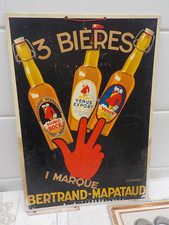 Carton ancien biere d'occasion  Lille-