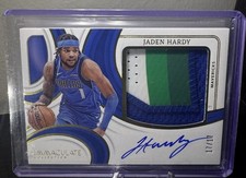 2023 Immaculate Jaden Hardy Premium Patch autografado 4 cores 17/17 Bookend Dallas, usado comprar usado  Enviando para Brazil