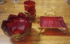Red glass bathroom for sale  Kalispell