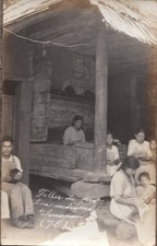 Cartão postal foto real vintage estúdio de pintura indígena Uruapan Michoacán Tarasco comprar usado  Enviando para Brazil