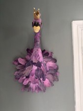 Swan purple decorative for sale  PETERBOROUGH