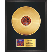 Santana – Supernatural / LP Ouro 12" / Lembrança em moldura preta / Rock Memorabilia, usado comprar usado  Enviando para Brazil