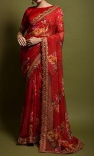 Designer saree indian for sale  SALFORD