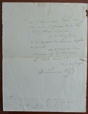 Alphonse lamartine autographe d'occasion  Coulans-sur-Gée