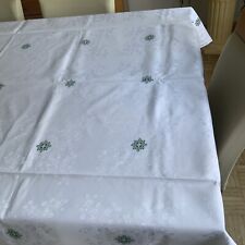 Tischdecke weiß damast gebraucht kaufen  Lünen