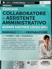 Libro preparaz concorsi usato  Italia