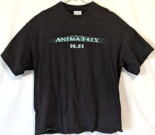 Camiseta Promocional Masculina Vintage The Animatrix 2003 Filme Extra Grande Anime de Ficção Científica comprar usado  Enviando para Brazil