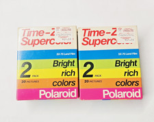 2 Filme Instantâneo Duplo Polaroid Time-Zero Supercolor SX-70 40 Fotos Expiradas em 4/86 comprar usado 2 Filme Instantâneo Duplo Polaroid Time-Zero Supercolor SX-70 40 Fotos Expiradas em 4/86 comprar usado  Enviando para Brazil