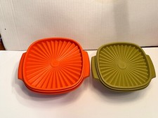2 tigelas servalier vintage TUPPERWARE selos instantâneos empilháveis 840-15 e 838-9 comprar usado  Enviando para Brazil
