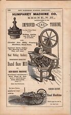 1875 humphrey machine for sale  Moneta