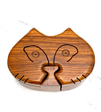 Handicrafts wood cat for sale  Ventura