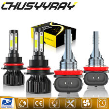 Farol de neblina 4X 9007 H11 LED feixe alto baixo para Ford Focus 2005 2006 2007 comprar usado  Enviando para Brazil
