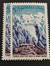 VARIÉTÉ - Tunel du Mont Blanc, Maury 1454d grotte bleue cote 40€ comprar usado  Enviando para Brazil