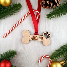 Personalised bone bauble for sale  CHORLEY