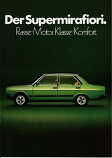 Prospekt fiat 131 gebraucht kaufen  Würzburg