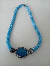 Collana con cristalli usato  Novoli