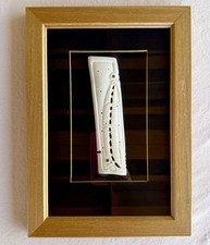 Nova Zelândia Antiga Canoa de Guerra Maori Esculpida à Mão Estrela Taurapa Abalone Inlay comprar usado  Enviando para Brazil