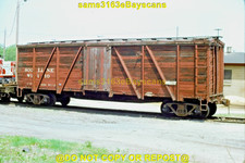 ORIGINAL SLIDES SOO LINE RR W 1110 OSB VAGÃO DE MADEIRA DOIS SLIDES 1975 comprar usado  Enviando para Brazil