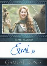 JUEGO DE TRONOS LEYENDAS DEL REINO - TARJETA AUTÓGRAFA ESME BIANCO (ROS) VL segunda mano  Embacar hacia Argentina