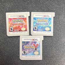 Lote de carrinhos Pokemon Alpha Sapphire Omega Ruby Y Nintendo 3DS testados funcionando  comprar usado  Enviando para Brazil