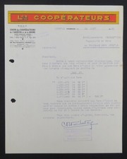 Facture 1946 cooperateur d'occasion  Nantes-