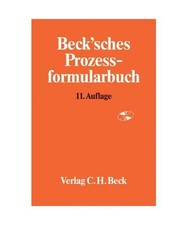Beck sches prozessformularbuch gebraucht kaufen  Trebbin