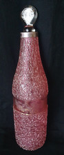 Cranberry glass bottle for sale  LONDON