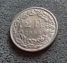 Francs 1968 helvetia d'occasion  Tullins