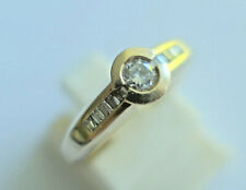 Bague diamants épaulé d'occasion  France