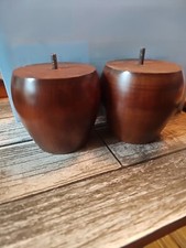 Pés de coque Ethan AllWooden para móveis pernas redondas de sofá-cama com parafusos - Conjunto de 2 comprar usado  Enviando para Brazil