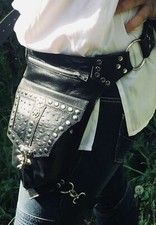 Cuero & Avestruz Steampunk Pierna Bolso Cinturón Funda Cyberpunk Ciclismo Motero, usado comprar usado  Enviando para Brazil