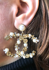 Chanel earrings baroque usato  Pontinia