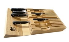 Cajón de madera J. Portacuchillos A. Henckels Incluye 6 Cuchillos y 1 Tijera segunda mano  Embacar hacia Mexico