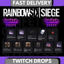 R6X | Twitch Drops | 24 pacotes esportivos + 9 skins Dokkaebi/Glax + charme - Global , usado comprar usado  Enviando para Brazil